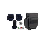 Borsetto Multiuso Multi tasche per Cinturone Cordura Nero Carabinieri GPG IPS Vigilanza Vega Holster Italia Amazon 2G66 Art. 2G66-AMN