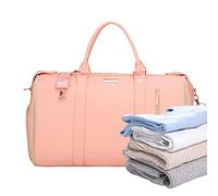 Borsina pieghevole per viaggi, borsone pieghevole Grande da viaggio in | Borsa Duffel con scomparti e cinturini separati, busta weekend impermeabile per donne