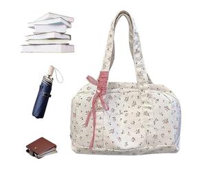 Borsino floreale da donna, grande borsa da spiaggia impermeabile, borsa a spalla floreale, modello floreale elegante, ampie tasche interne, tela per yoga, lezioni di fitness o come uso quotidiano nel