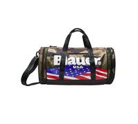 Blauer Fabric Duffle Bag American Usa Flag Verde Uomo