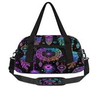 Borsone colorato acchiappasogni per bambini per ragazze e ragazzi, borsa leggera per sport e palestra per bambini, piccola borsa da viaggio per la danza, Acchiappasogni colorati, 18.5L x 7.8W x 9.4H