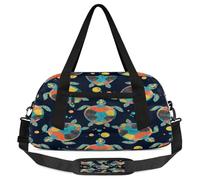 Borsone colorato per bambini con tartaruga marina, per ragazze e ragazzi, leggero, borsa sportiva da palestra per bambini, piccola borsa da viaggio da portare con sé durante la notte, Tartaruga