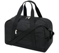Borsone compatto da viaggio, tasche multiple, nero, 35,5 x 25,4 x 20,3 cm, Nero , Compatto