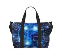 Borsone con intelligenza artificiale, borsa a tracolla portatile, adatta per fitness, pendolarismo, viaggi.