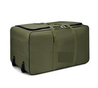 Borsone Con Rotelle Borsone con ruote for lo spostamento di una borsa grande in tessuto Oxford impermeabile e spesso, artefatto in movimento, borse da viaggio uomo grandi dimensioni(Green)