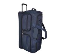 Borsone Con Rotelle Trolley da uomo di grande capacità Borsa con ruote viaggio Valigia Borse su(34 inch Blue)