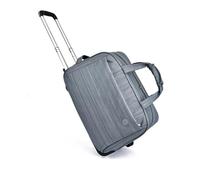 Borsone Con Rotelle Trolley da viaggio Borsa donna Borse su ruote Valigia uomo lavoro con(Gray)