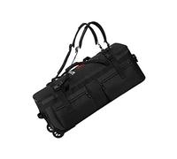 Borsone Con Ruote Borsa da viaggio pieghevole con ruote, grande, portatile, for la notte, zaino, for campeggio, spiaggia, auto, escursionismo Da Viaggio(Black)