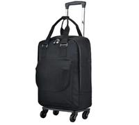 Borsone Con Ruote Borse con ruote for bagaglio a mano, trolley da viaggio, zaino donna, 20 pollici Per Viaggiare(Black)