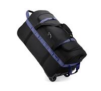 Borsone Con Ruote Borsone con ruote resistente, pieghevole, impermeabile, tracolla regolabile e tasche for viaggi palestra Per Viaggiare(Blue)