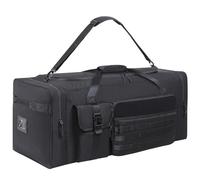 Borsone da 130 l, extra large, 91,4 cm, resistente, per sport, palestra e viaggi, borsa per attrezzatura da basket, baseball, hockey, calcio, caschi e imbottiture - resistente, gigante, nero, 130L