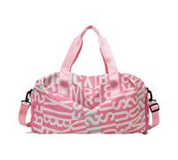 Borsone da allenamento di grande capacità, con scomparti multipli, tracolla staccabile per attrezzatura atletica, borsa di separazione asciutta e bagnata, D, Bellezza di massa