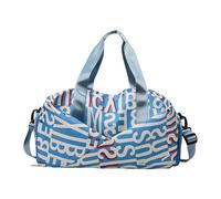 Borsone da allenamento di grande capacità, con scomparti multipli, tracolla staccabile per attrezzatura atletica, borsa di separazione asciutta e bagnata, E, Bellezza di massa