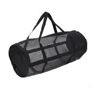 Borsone da basket con struttura robusta in PVC spesso e rete per una maggiore durata e traspirabilità in ambienti ad alto utilizzo