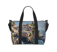 Borsone da palestra con drago, per uomo e donna, borsa da viaggio con scomparto per scarpe da allenamento, Bellissima Italia, Taglia unica, Borsone da viaggio