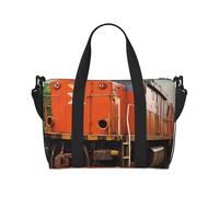 Borsone da palestra con due piccoli coniglietti carini borsone per uomo donna borsa da viaggio per la notte con scomparto per scarpe borse da allenamento, Treno, Taglia unica, Borsone da viaggio