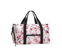 Borsone da palestra con fiori di ciliegio primaverile, per uomo e donna, borsone da viaggio vintage con scomparto per scarpe, impermeabile, per sport, notte, danza, yoga, borsone da portare con sé