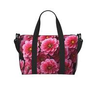 Borsone da palestra con fiori in fiore per uomo e donna, borsa da viaggio per la notte con scomparto per scarpe borse da allenamento, Fiori fioriti., Taglia unica, Borsone da viaggio