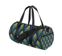 Borsone da palestra con motivo Jagged Edge Borsone da viaggio in tela Borsa da viaggio per il fine settimana per uomo Donna Sport e pernottamento
