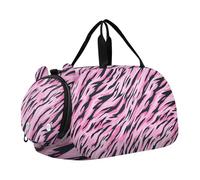 Borsone da palestra con stampa di tigri di pesca alla moda con scomparto per scarpe grande capacità durante la notte viaggio Weekender Tote per viaggi, sport, borsone, weekender bolsos deportivos para