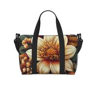 Borsone da palestra con teschio colorato per uomo e donna borsa da viaggio per la notte con scomparto per scarpe borse da allenamento, Colore lucido brillante, One Size, Borsone da viaggio