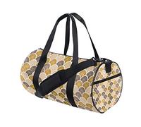 Borsone da palestra con texture in scala di sirena Borsone da viaggio in tela Borsa da viaggio per il fine settimana per uomo Donna Sport e pernottamento