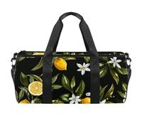 Borsone da palestra, da uomo, borsone da palestra, borsa da viaggio, borsa da weekender, fiore colibrì peonia, Motivo 1127, 45x23x23cm(17.7x9x9in)