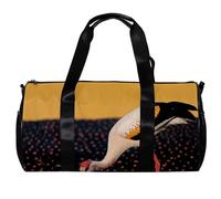 Borsone da palestra, da uomo, per allenamento, weekender, pernottamento, paesaggio, oceano, vela, gabbiano, Motivo 2693, 45x23x23cm(17.7x9x9in)