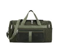 Borsone da palestra, grande capacità, in tessuto Oxford impermeabile, scomparti multipli, tracolla regolabile, zaino per allenamento, yoga, campeggio quotidiano, 60 x 31 x 24 cm, verde chiaro, Siehe