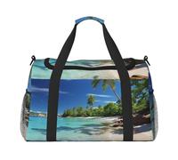 Borsone da palestra Tropical Paradise borsone per uomo donna borsa da notte con scomparto per scarpe borse da viaggio per allenamento, Paradiso tropicale, Taglia unica, Borsone da viaggio