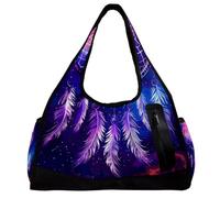 Borsone da uomo, borsa da allenamento, borsa tote per viaggi, allenamento, divertente animale giraffa cartone animato, Motivo 1489, 47x16.5x27cm(18.5x6.5x10.6in)