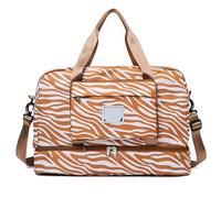 Borsone Da Viaggio 1PC Borsa da viaggio di grandi dimensioni Impermeabile Pull Rod Imbarco Fitness Separazione asciutta e bagnata(Khaki)
