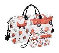 Borsone da viaggio, a forma di fungo nano, per auto, palestra, con borsa portaoggetti, borsa per la notte, per uomini e donne, viaggi, sport, yoga, Multicolore, Taglia unica