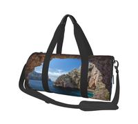 Borsone da viaggio Arco A Maiorca Spagna Weekender Borsa da notte per uomo donna Borsa da palestra sportiva di grande capacità Borsa da palestra in tela Carry On Borse da viaggio Yoga, Arch a Mallorca