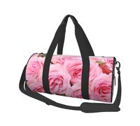 Borsone da viaggio Arco A Maiorca Spagna Weekender Borsa da notte per uomo donna Borsa da palestra sportiva di grande capacità Borsa da palestra in tela Carry On Borse da viaggio Yoga, Rose fresche 2,