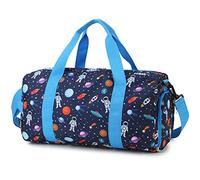 Borsone da Viaggio Bambini,RAVUO Resistente All'acqua Borse Sportive Weekend da Viaggio per Ragazzi Ragazze Borsa da Danza per Palestra Sport Danza con Scomparto per Scarpe e Tasca Bagnata Astronauta