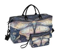 Borsone da viaggio, borsa da palestra con falena rosa, borsa da viaggio per la notte, borsa da toeletta per aereo, viaggi, palestra, yoga