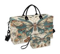 Borsone da viaggio, borsa da palestra con farfalla, borsa da viaggio per la notte, borsa da toeletta per aereo, viaggi, palestra, yoga