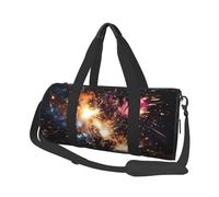 Borsone da viaggio Borsa da viaggio Colorato Parrot Weekender Borsa da notte per uomo donna Borsa da palestra sportiva di grande capacità Borsa da palestra in tela Borse da viaggio per yoga, Fuochi