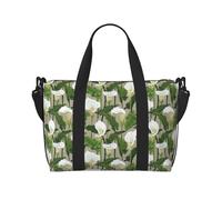 Borsone da viaggio, borsa da weekender, borsa da viaggio per donne e uomini, splendida calla fiori di giglio, borsa sportiva da palestra, borsa da viaggio per oggetti personali
