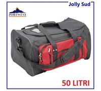 Borsone da Viaggio Borsa per Palestra Resistente Lavoro Uomo Donna a Spalla Nero