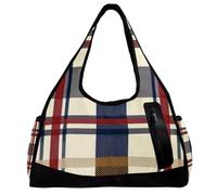 Borsone da viaggio, borsa sportiva, borsa da palestra da donna, borsa da weekender per la notte, paesaggio estivo spiaggia oceano, Motivo 2748, 47x16.5x27cm(18.5x6.5x10.6in)