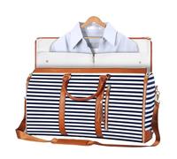 Borsone da viaggio, borsa sportiva da 50 cm, con scomparto per scarpe, borsa da palestra con interni spaziosi, borse da viaggio in materiale leggero, per donne e ragazze, aeroplano, palestra, Righe