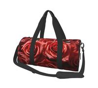 Borsone da viaggio, borsa sportiva da palestra con scomparto per scarpe, borsa leggera per il weekend durante la notte, molte rose rosse, per yoga, palestra, borsa sportiva per uomo e donna