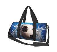 Borsone da viaggio, borsa sportiva da palestra con scomparto per scarpe, leggera borsa da weekend per la notte, per palloni da calcio, acqua, yoga, palestra, borsa sportiva per uomo e donna