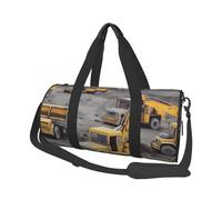 Borsone da viaggio, borsa sportiva da palestra con scomparto per scarpe, leggera, per la notte, per costruzione, camion, yoga, palestra, sport, per uomini e donne