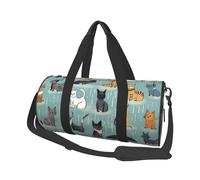 Borsone da viaggio, borsa sportiva da palestra con scomparto per scarpe, leggera, per la notte, per il weekender, per la pioggia, gatti e cani, yoga, palestra, borsa sportiva per uomini e donne
