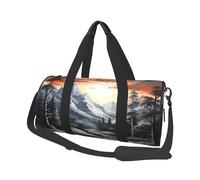 Borsone da viaggio, borsa sportiva da palestra con scomparto per scarpe, leggera, per la notte, per il weekender, per dipingere, yoga, palestra, borsa sportiva per uomo e donna