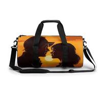 Borsone da viaggio Borse da fine settimana per uomini donne Borse da notte di grande capacità Coppia Silhouette Viaggi Sport Borsa da palestra Borsa da viaggio Borsa da viaggio Yoga per viaggi Yoga,