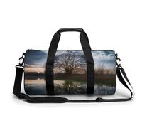 Borsone da viaggio Borse da fine settimana per uomini donne Borse da notte di grande capacità Riflessione albero Viaggi Sport Borsa da palestra Borsa da viaggio Borse da viaggio Yoga per viaggi Yoga,